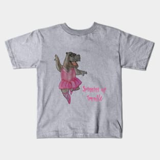 Spinning up Trouble - Hippo Kids T-Shirt